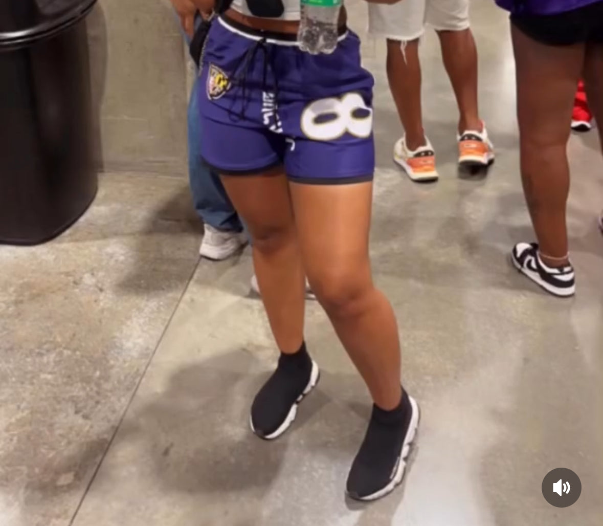 Ravens custom jersey shorts